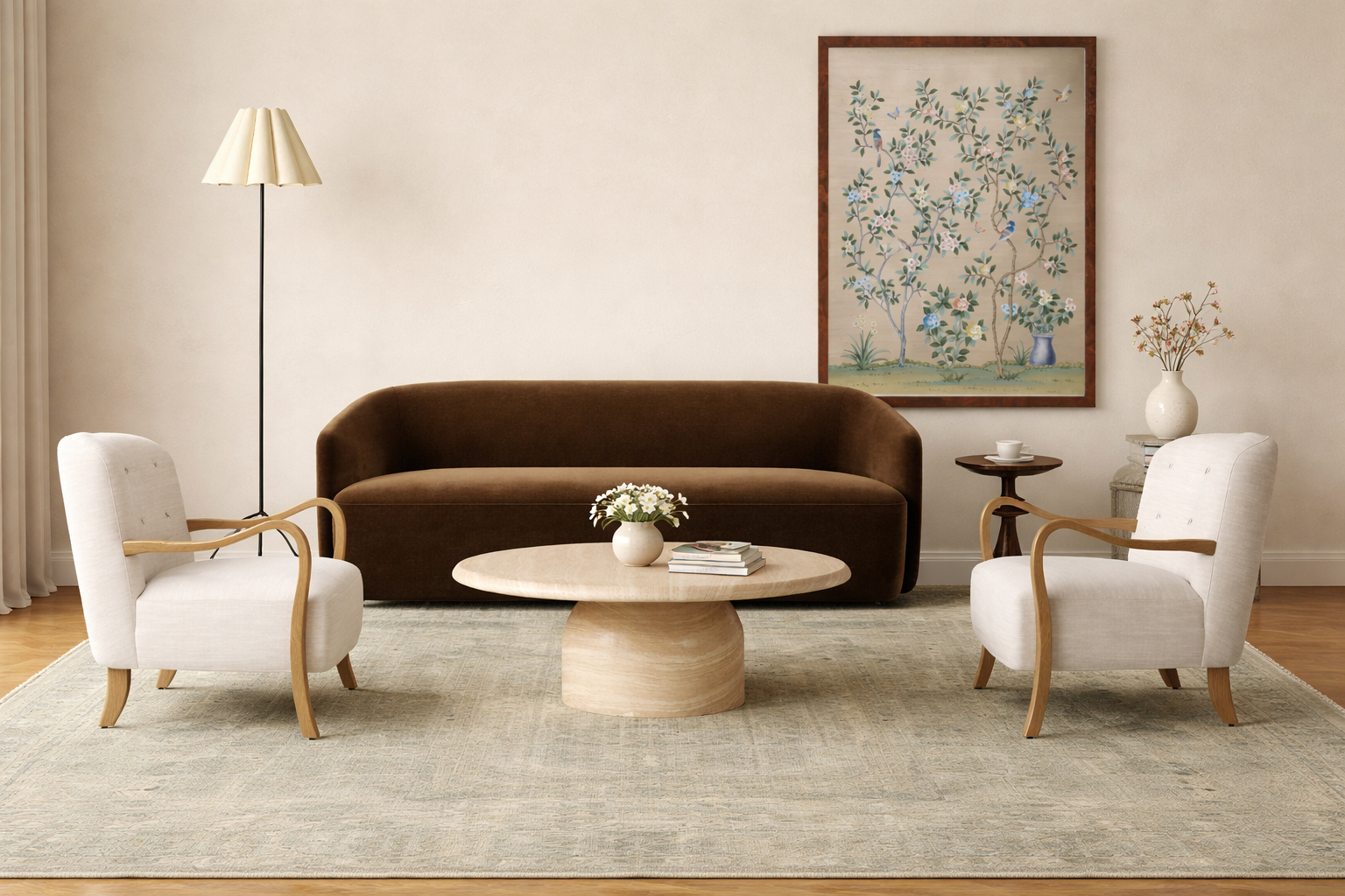 Virtual interior design mood board by AK Archive